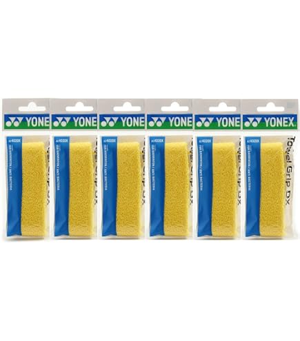 Amazon | YONEX【ヨネックス】タオルグリップDX(1本入) イエロー×10個